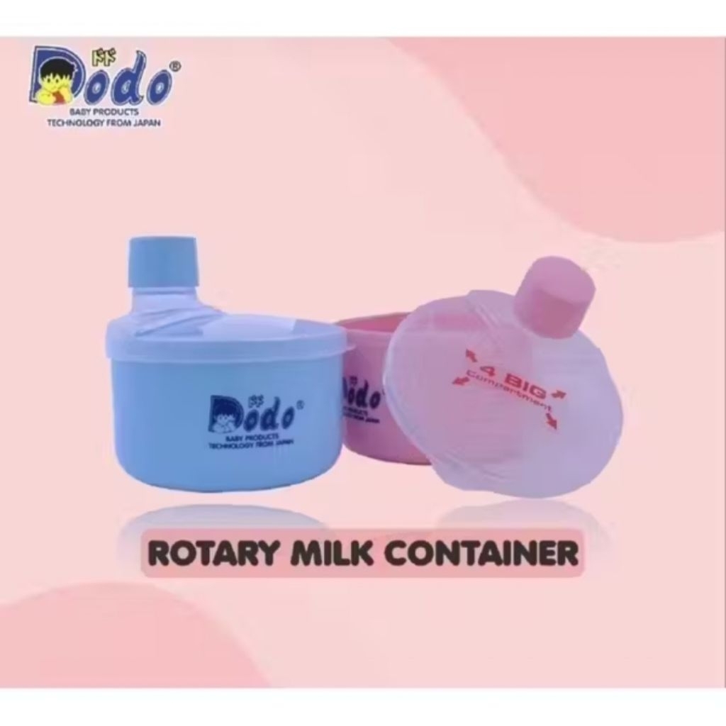 Dodo Tempat susu bubuk baby | Rotary milk container |
tempat susu bayi 4 sekat