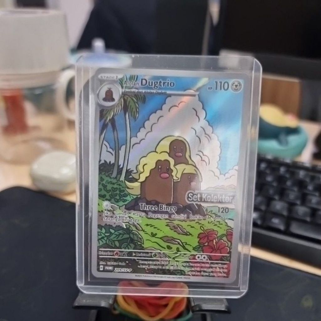 Alolan Dugtrio Promo (Set Kolektor) TCG Pokemon INDO