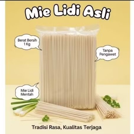 Mie lidi 1 kg - mie lidi kiloan - mie lidi viral - grosir mie lidi