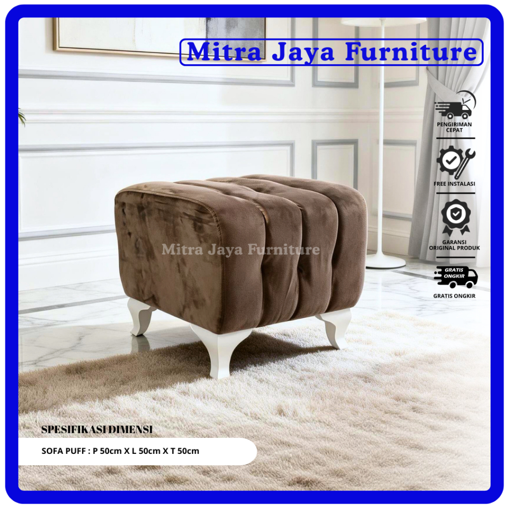 SOFA STOOL KOTAK/SOFA PUFF