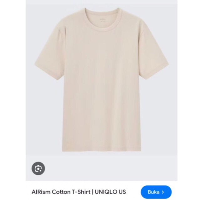 kaos Uniqlo Airism XL Tshirt Uniqlo Airism Cotton