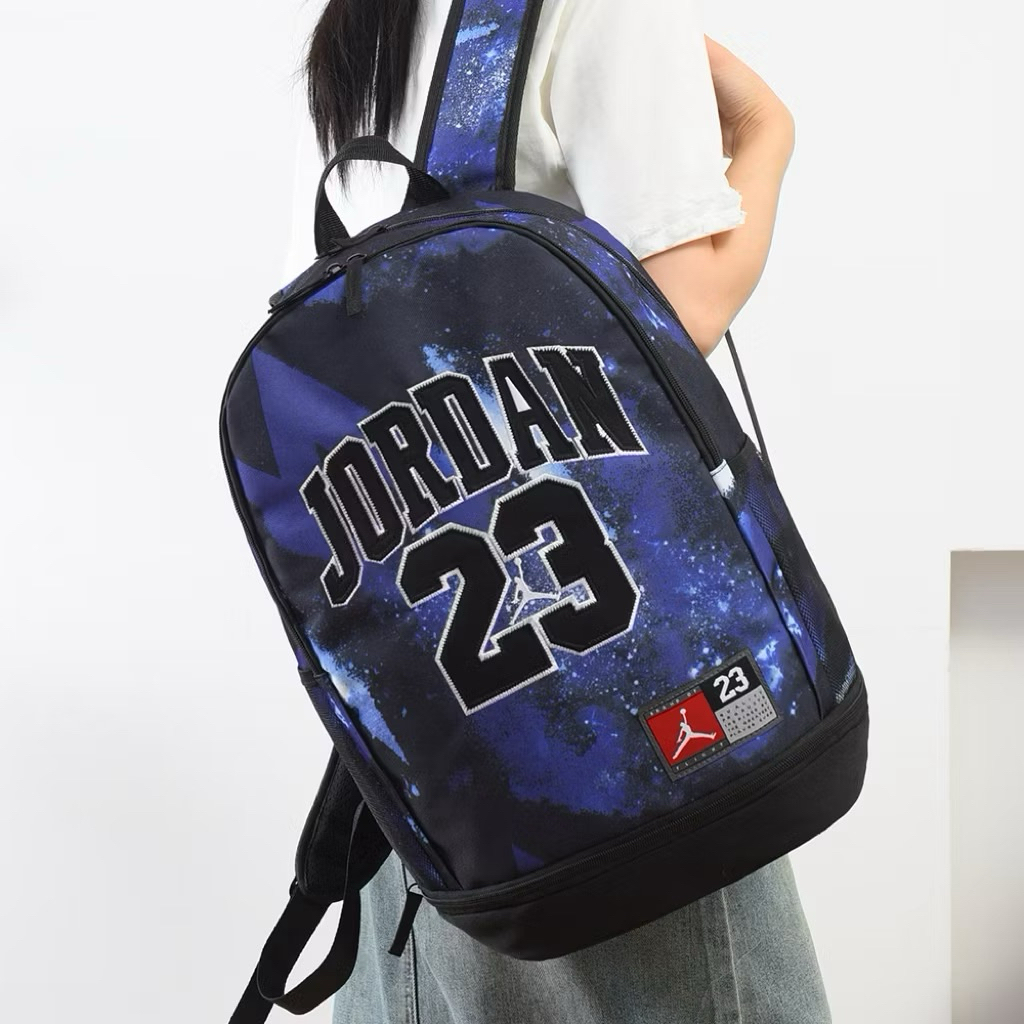 BACKPACK JORDAN 23 PURPLE ABSTRACK || TAS JORDAN CANVAS