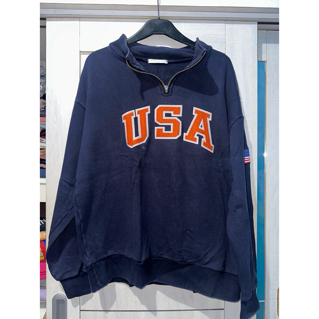 Hoodie USA Navy (preloved)