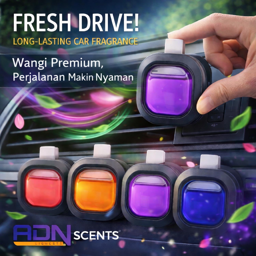 Pewangi Pengharum Parfum AC Mobil Clip Jepit Aromaterapi Premium bukan ambipur