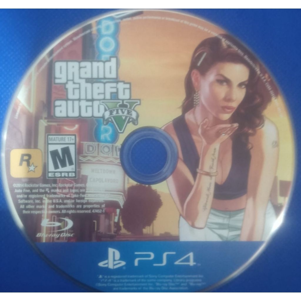 KASET PS4 GTA V SECOND