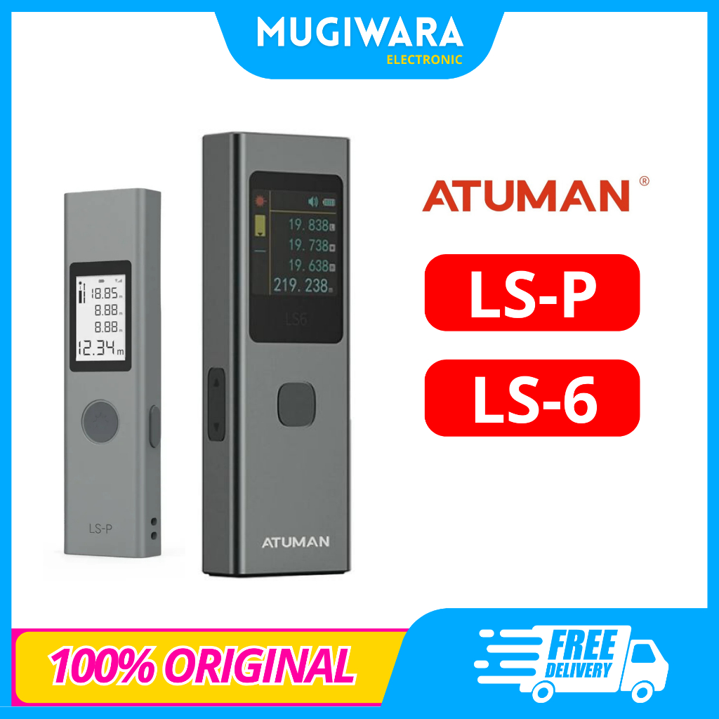 Duka ATuMan LSP / LS6 Laser Measure Digital 40m Meteran Ukur