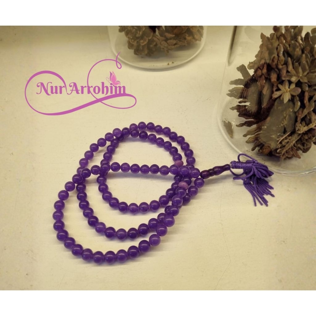 Tasbih Batu Alam Ungu Arrohiim