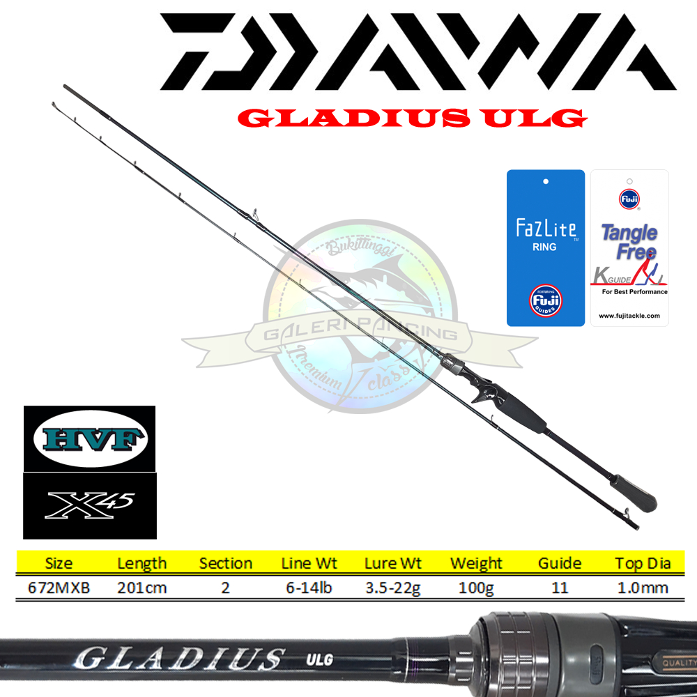 Joran BC Daiwa Gladius ULG 672MXB