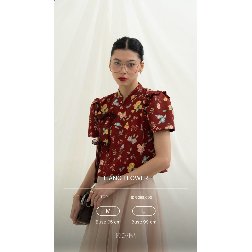 roam / dewi roam signature - Liang top flower