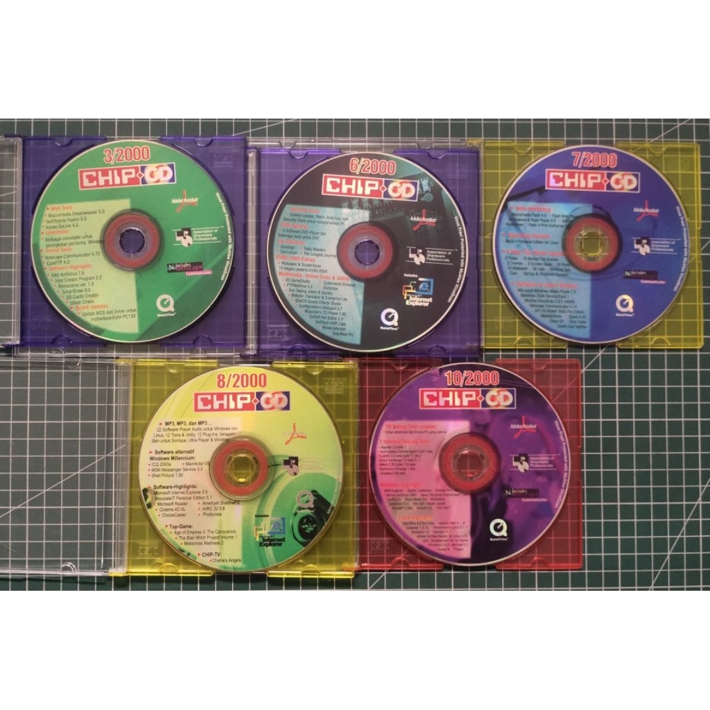 Bundle CD Majalah CHIP Tahun 2000