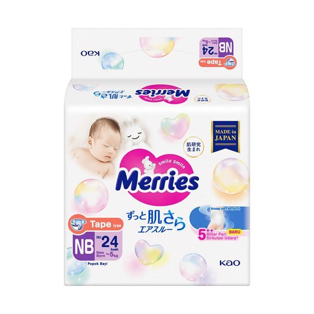 Merries Premium NEWBORN Perekat 24S (NB-24)