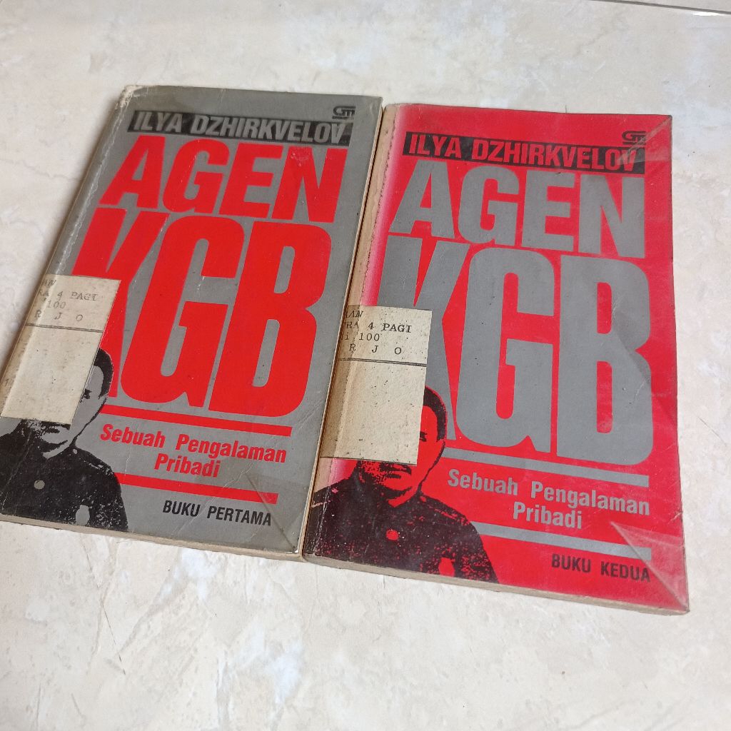 Novel Agen KGB Ilya Dzhirkvelov fullset 1-2