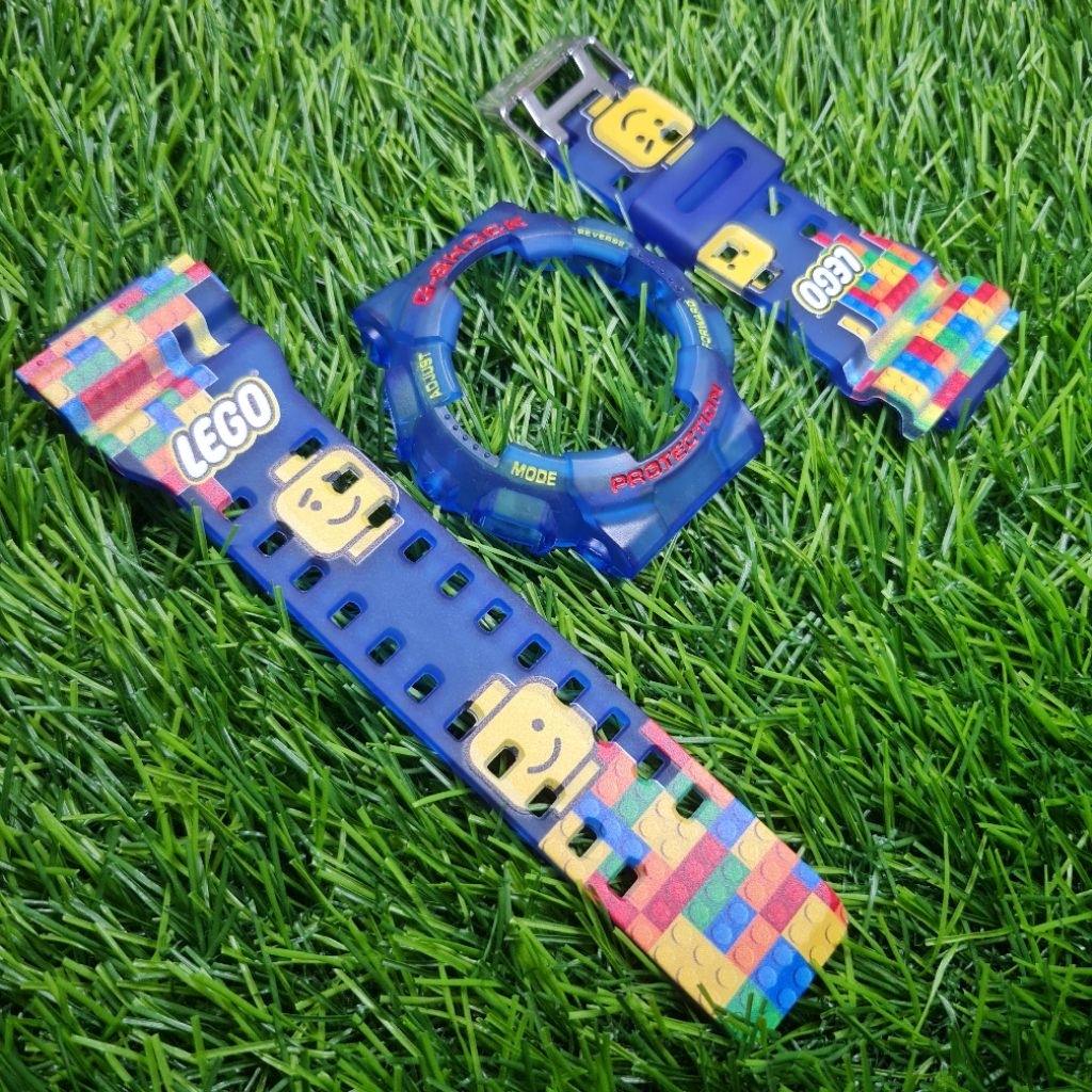 BNB BEZEL STRAP G-SHOCK GA-100 GA-110 GA-120 GD-120 BLUE LEGO