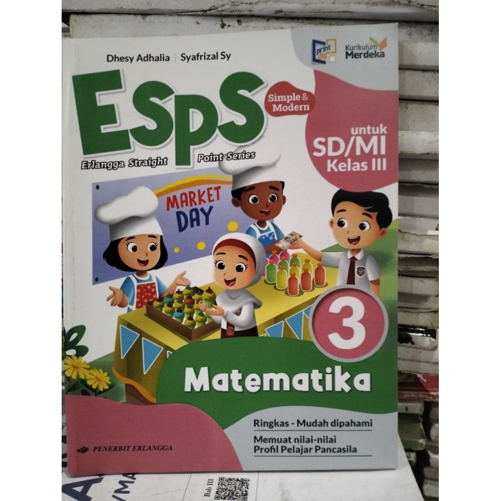 buku esps matematika kelas 3 SD Erlangga