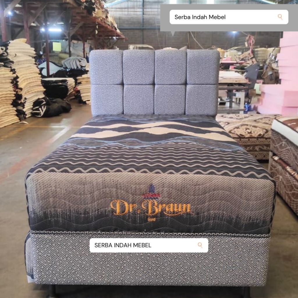 (PROMO) SPRING BED OLYMPIC 2IN1 SORONG TWIN DR BRAUN ANAK 120 x 200 CM springbed 120x200 120x200cm s