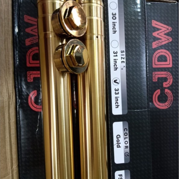 As Shock depan CJDW 30 31 33 GOLD AS SHOK DEPAN NINJA TIGER RXKING SET TUTUP GOLD