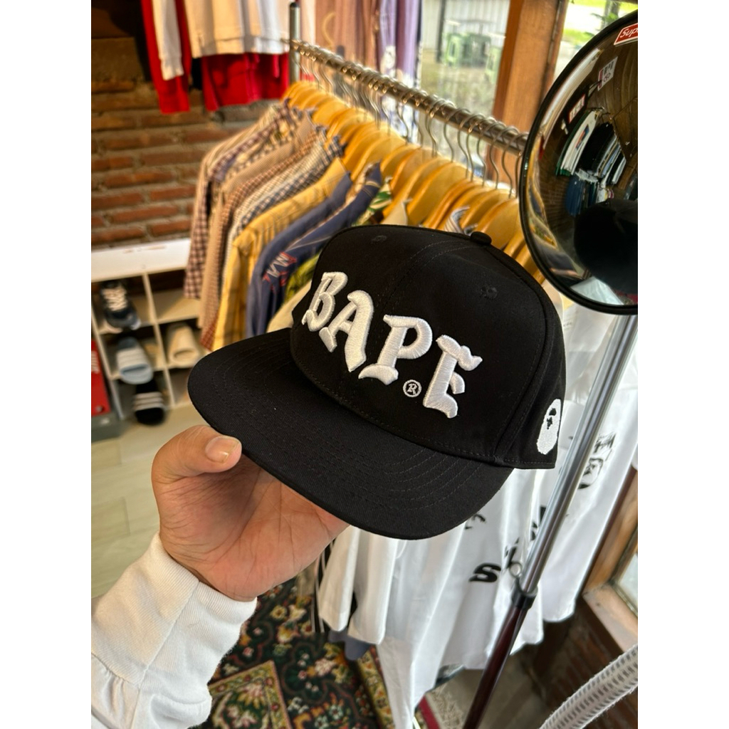 Topi bape Black Second Originl