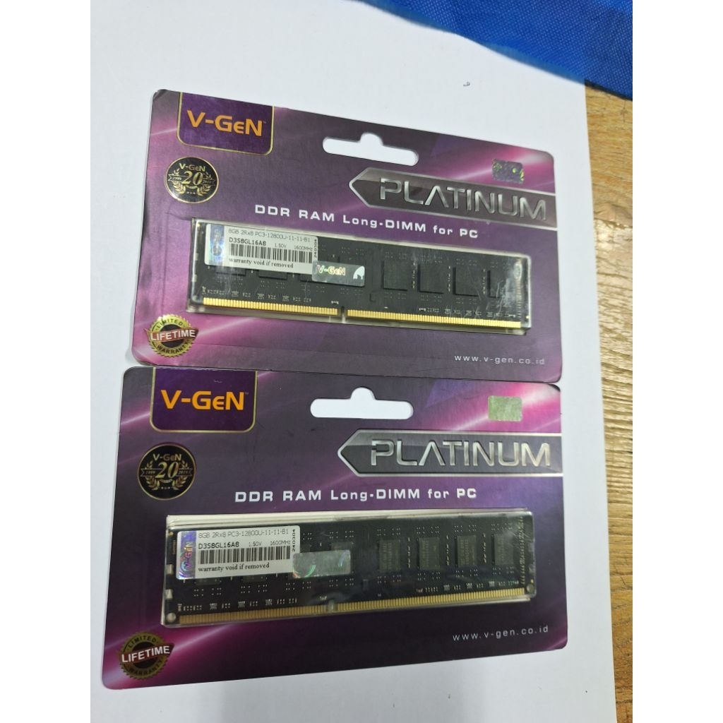 Ram Vgen Platinum DDR3 8GB PC12800