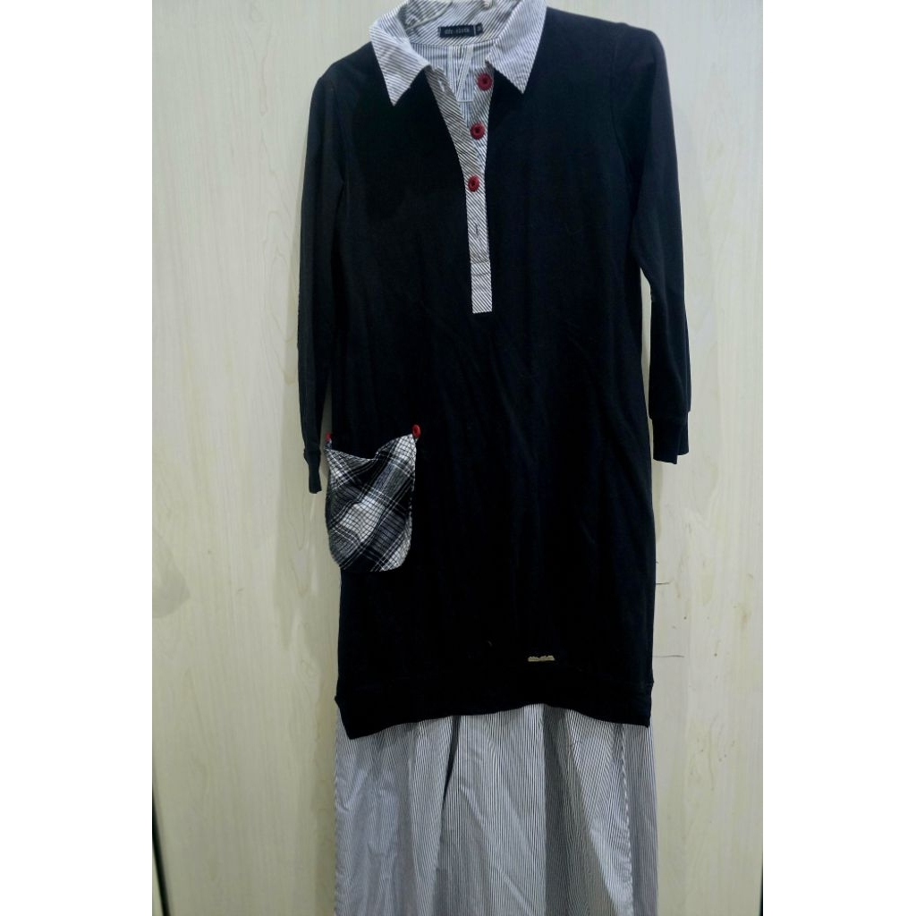 ABAYA BLACK DFR CLOTH ORI PRELOVED
