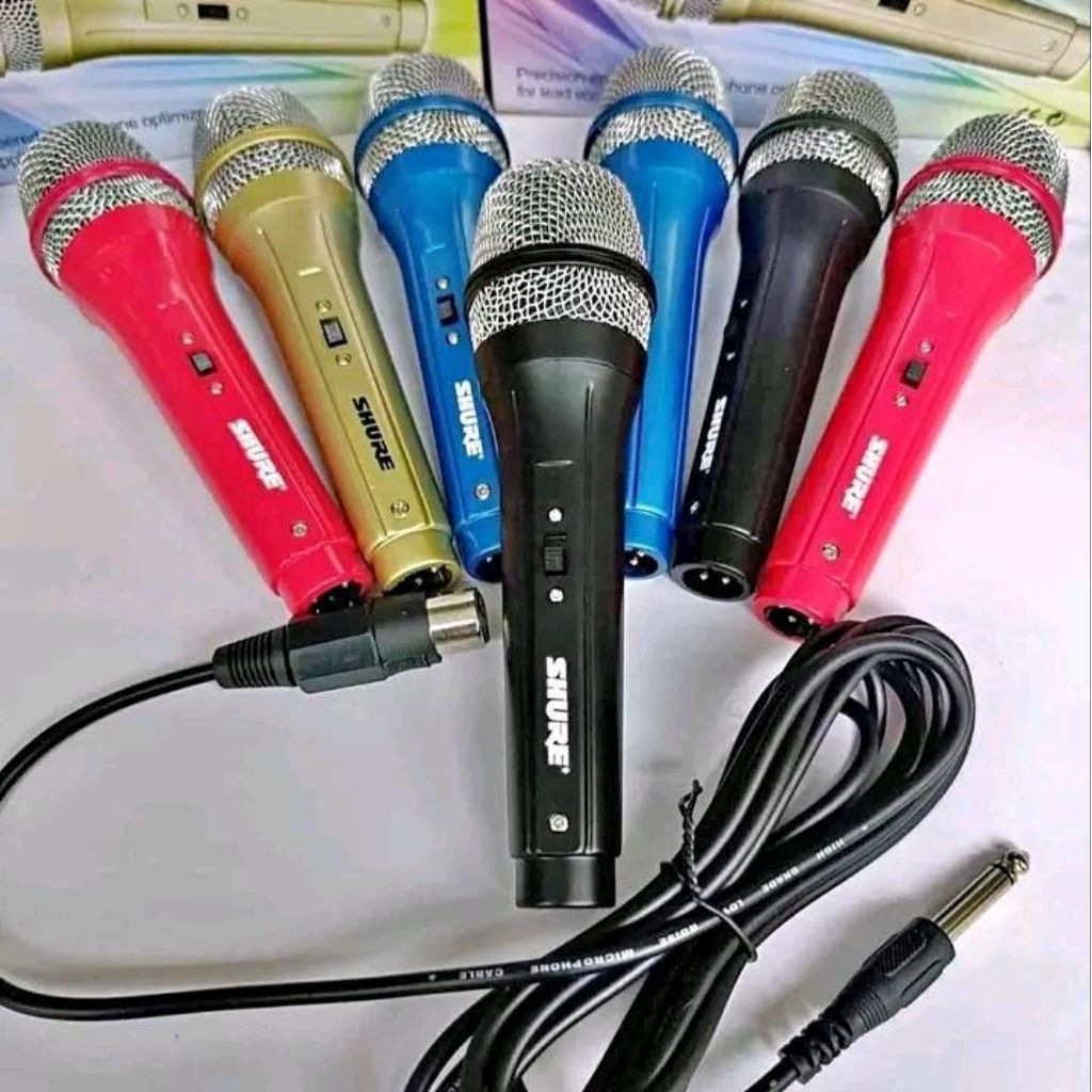 shure mic karaoke suara bagus jernih peka dan ngebas murah berkualitas