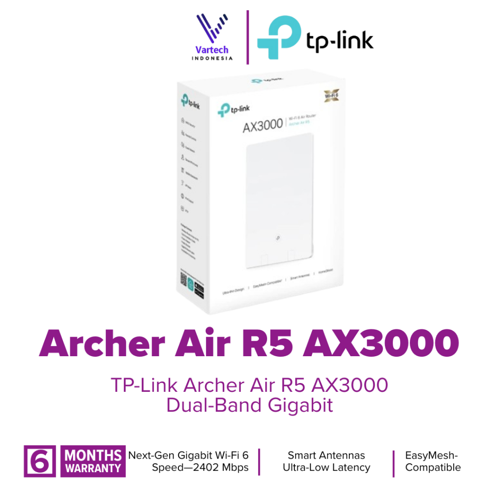 Router TP-Link Deco Original - TP-Link Archer Air R5 AX3000 Dual-Band Gigabit Wi-Fi 6 Air Router 8mm