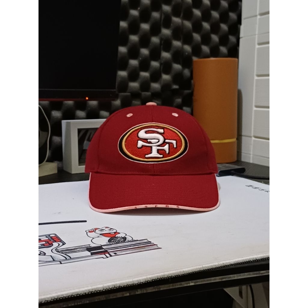 topi vintage san francisco 49ers NFL second