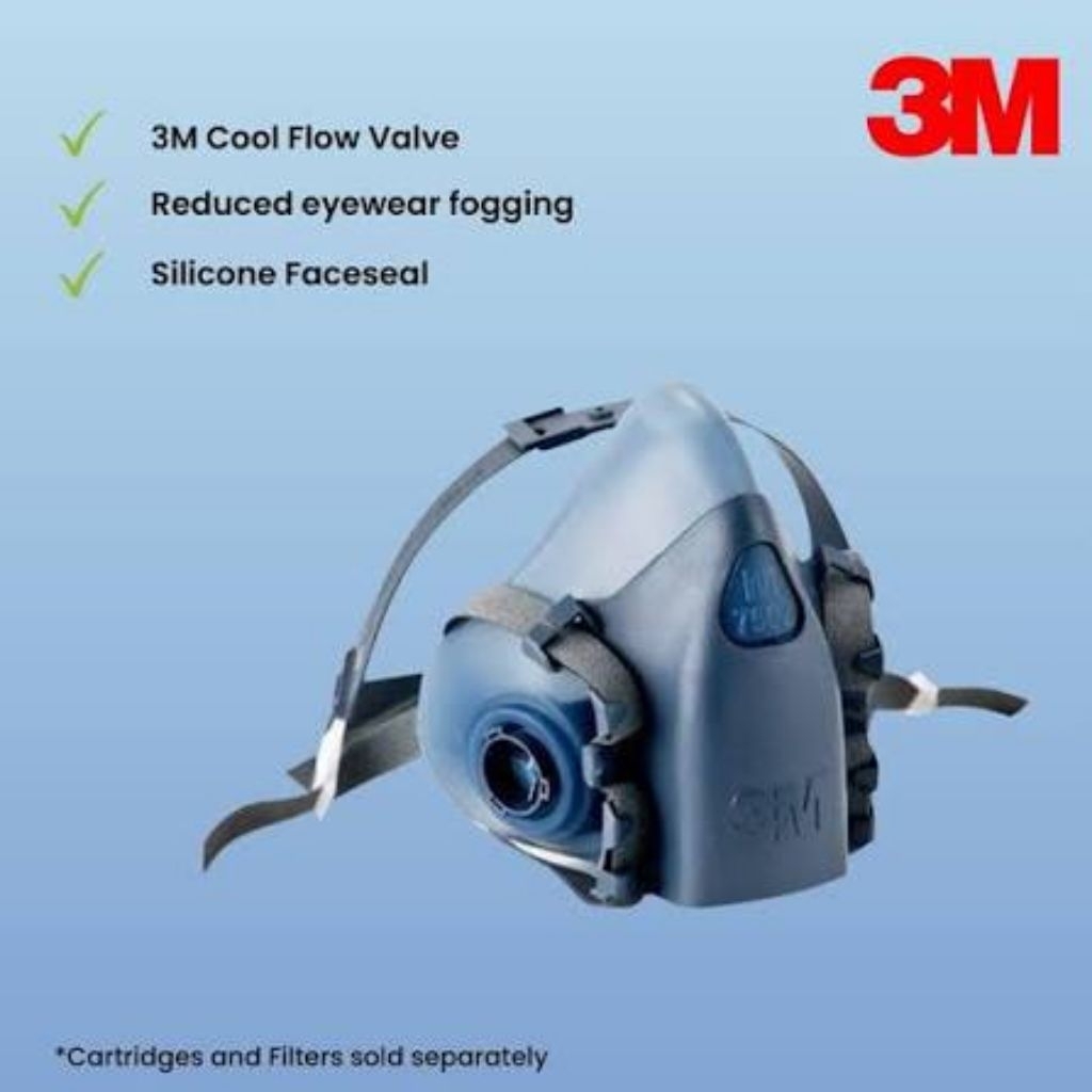 3M 7502 respirator halfface piece