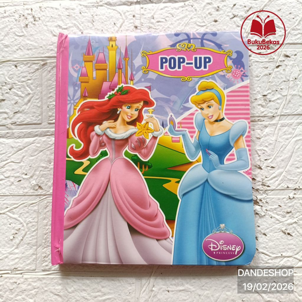 (hardcover) Disney Princess Pop Up (english) - Buku Cerita Anak Bekas Preloved