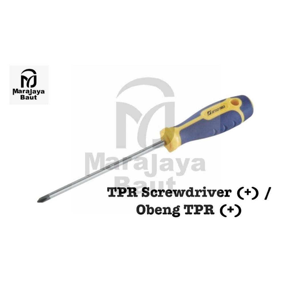 Jetjo Obeng TPR (+) TPR Screwdriver (+)