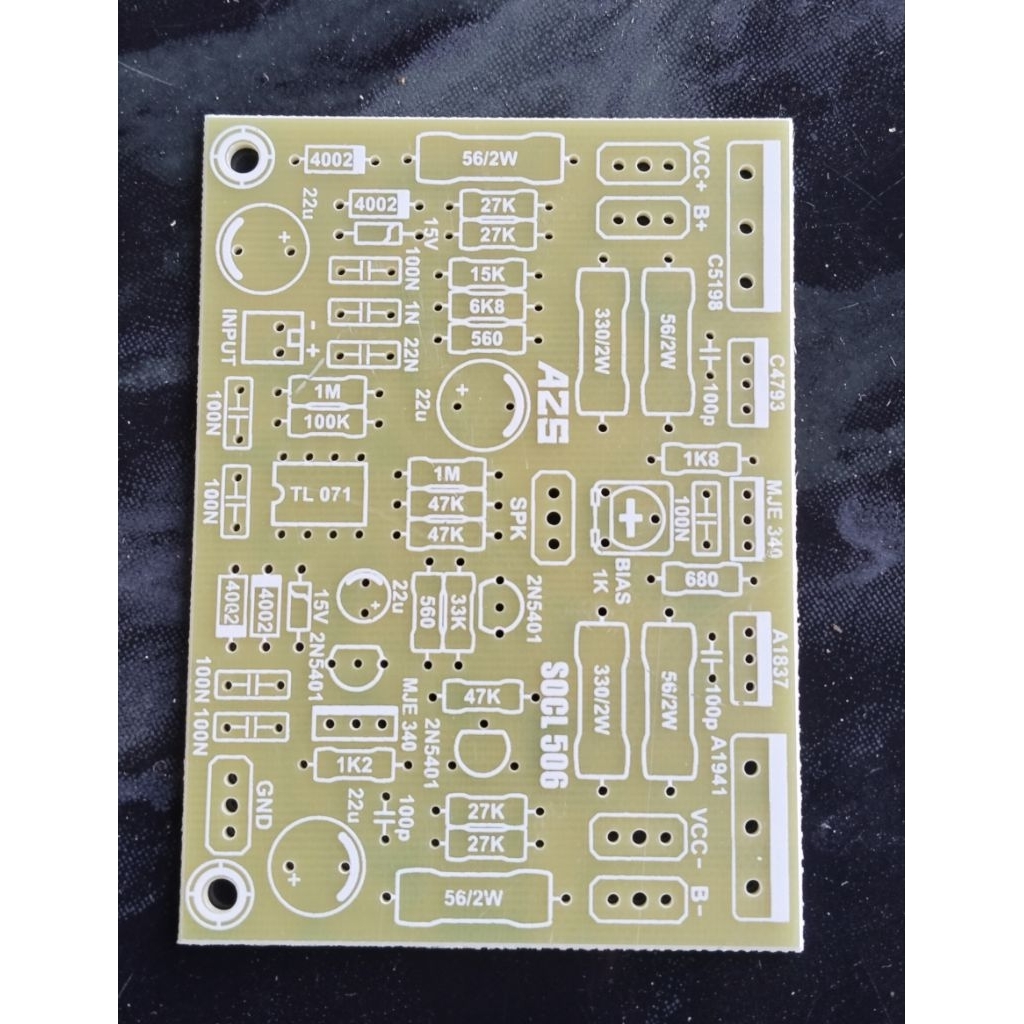 PCB Driver New SOCL 506 TEF Bias Servo