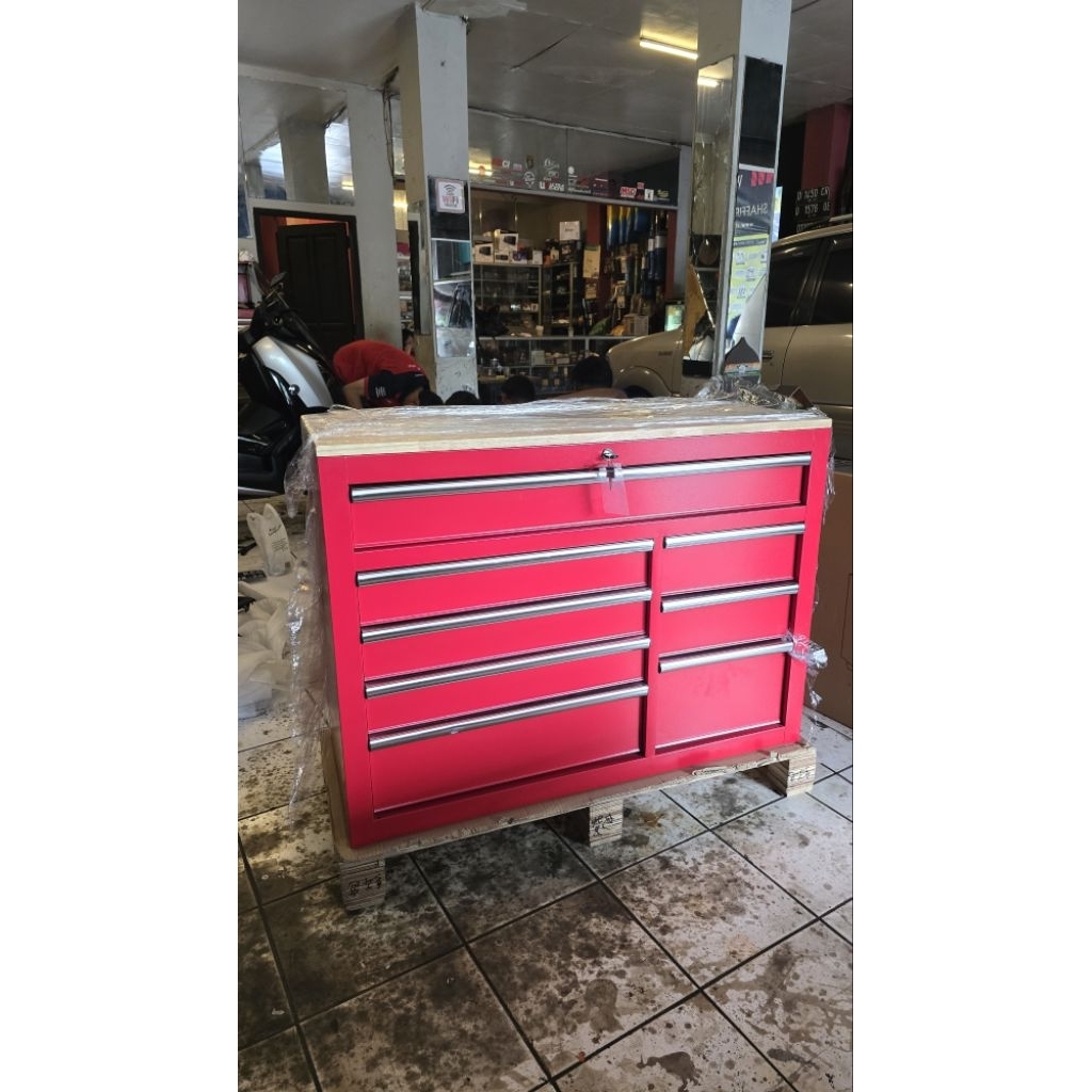 toolbox toolkit drawer bengkel tempat perkakas bahan mirip tekiro