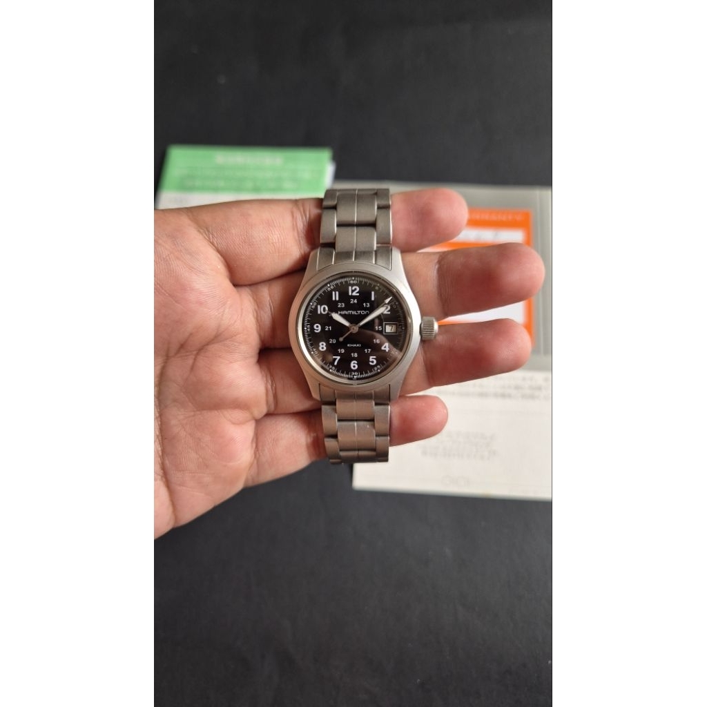 Hamilton Khaki Boysize Black Dial