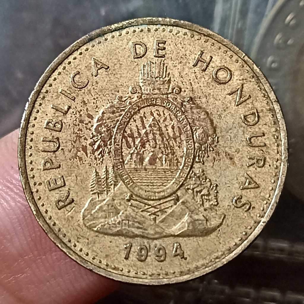 Koin Kuno Honduras 5 Centavos