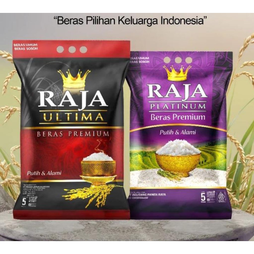 BERAS RAJA ULTIMA 5KG/BERAS RAJA PLATINUM 5KG