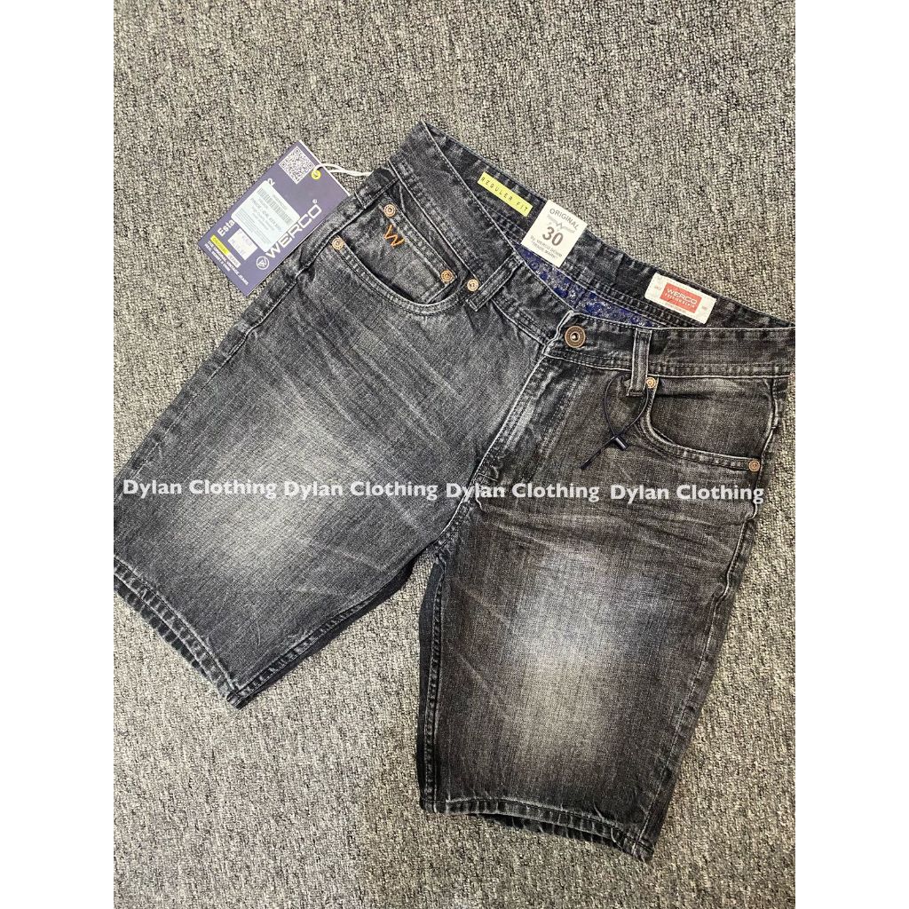 Celana Pendek Werco||Celana Jeans Pendek Pria||Brand Lokal Berkualitas Original