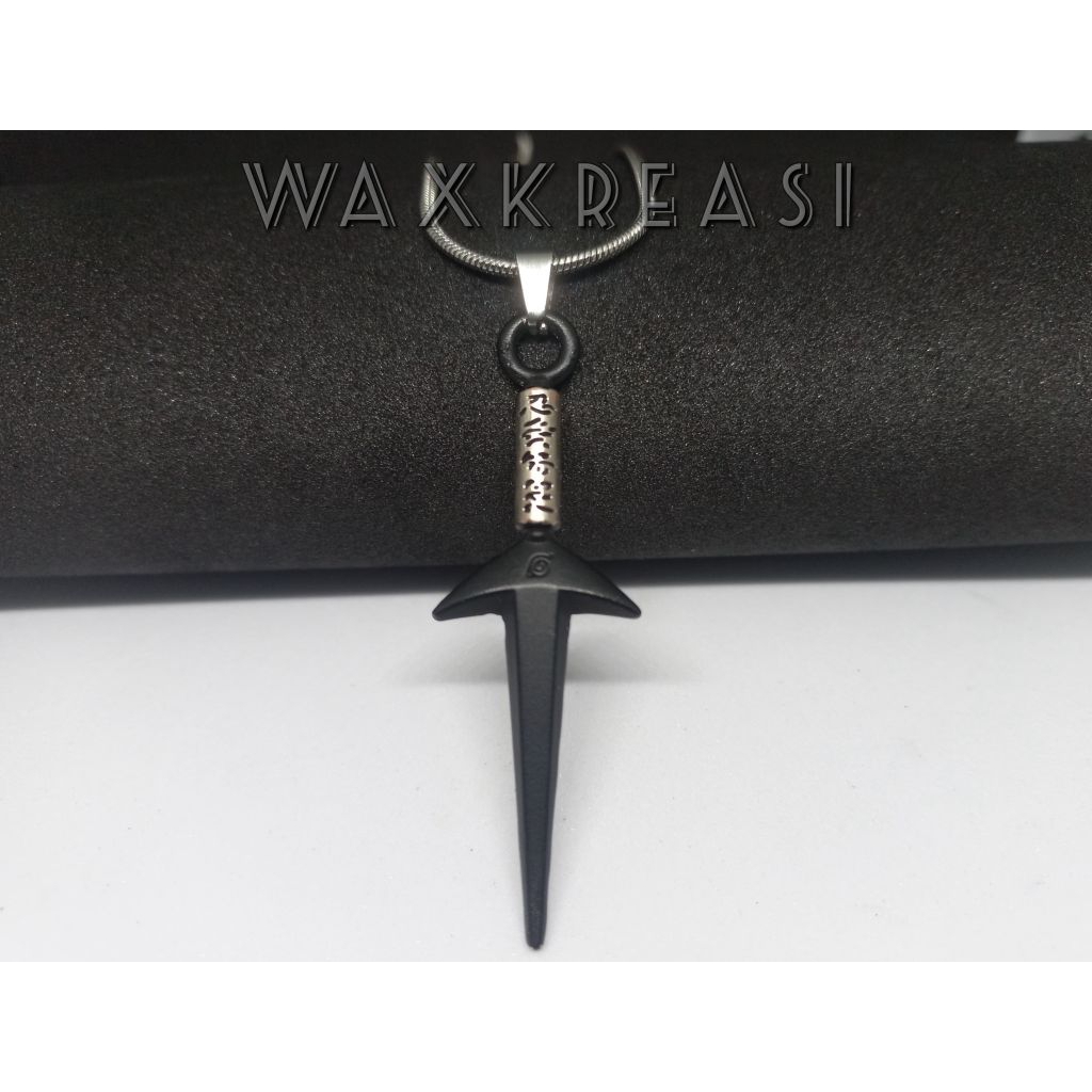 Kalung Anime Naruto Kunai Minato Namikaze Yondaime Stainless