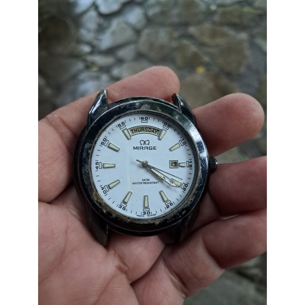 Jam tangan Mirage japan movt original nyala
