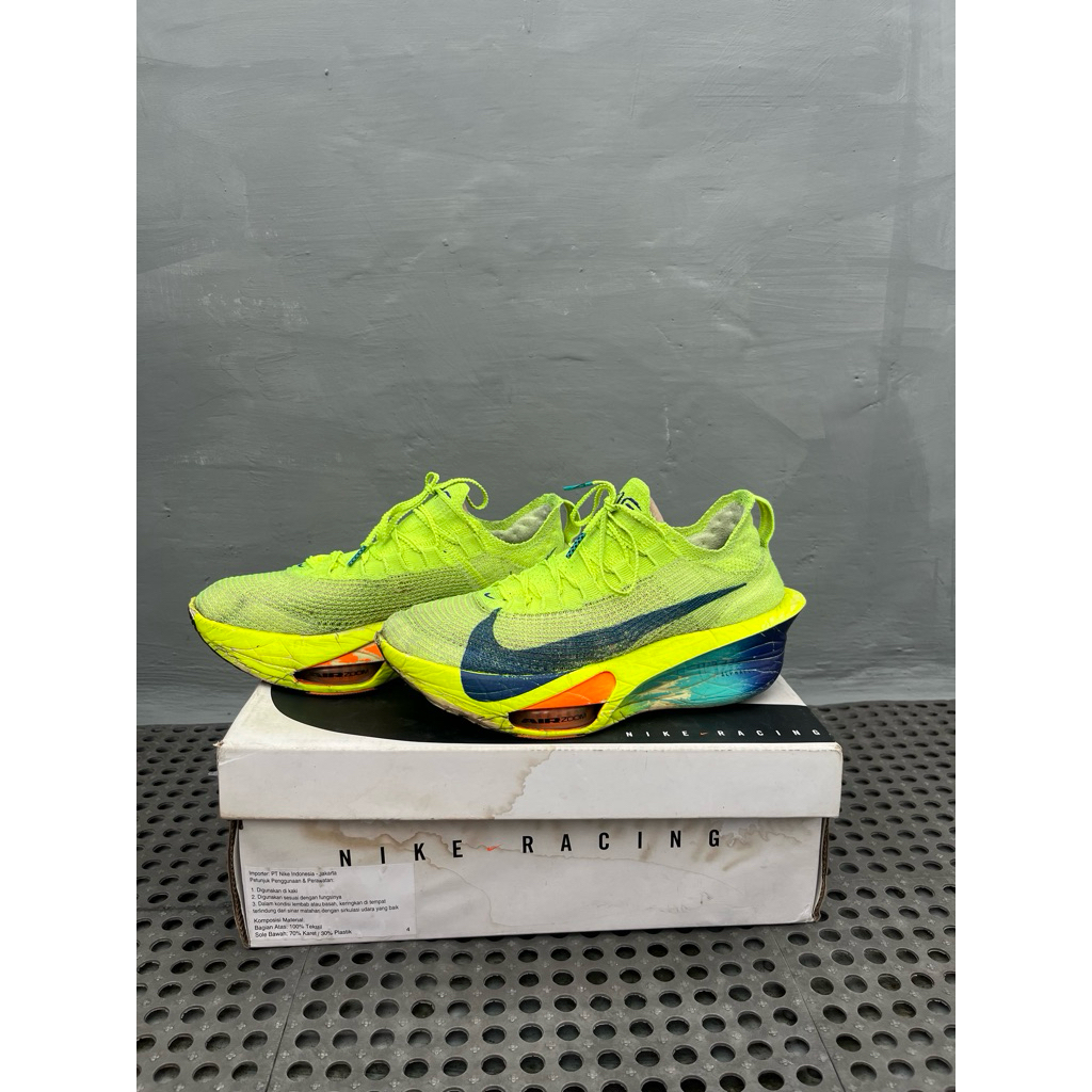 Nike AlphaFly 3 Volt Green Used