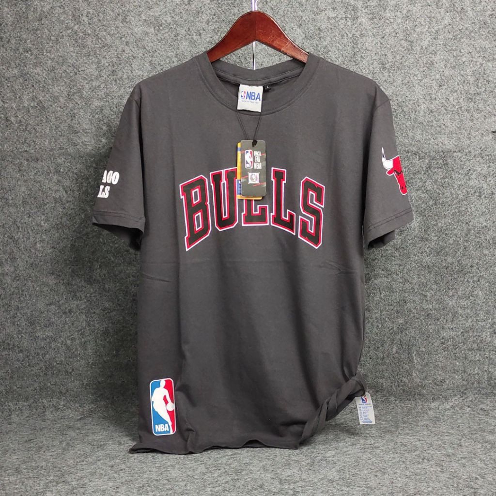 CHICAGO BULLS T-Shirt Branded Premium Kaos Distro Lengan Pendek 100% Cotton Combed 24S Bordir Aplika