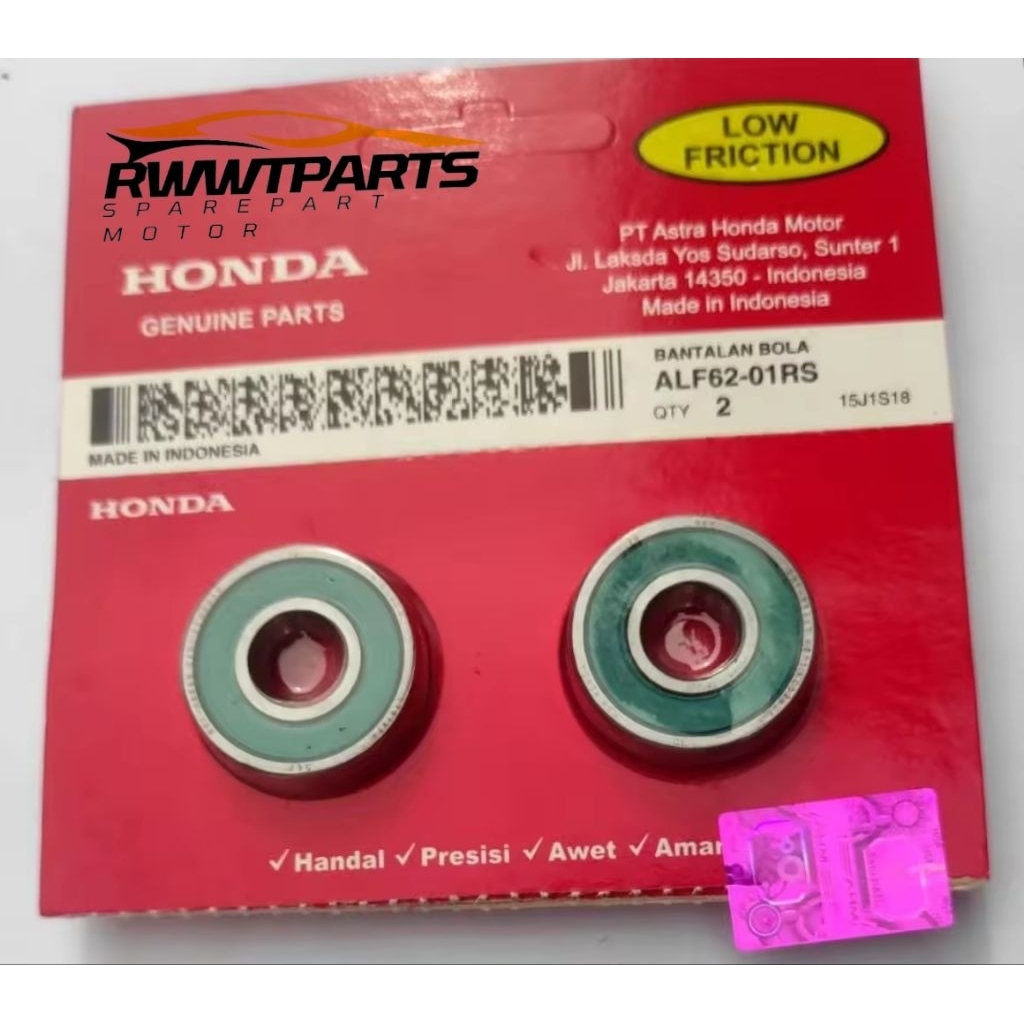 BERING RODA DEPAN BEAT VARIO  LAHER KLAHER RODA DEPAN MOTOR HONDA VARIO KARBU VARIO 125 150 BEAT KAR