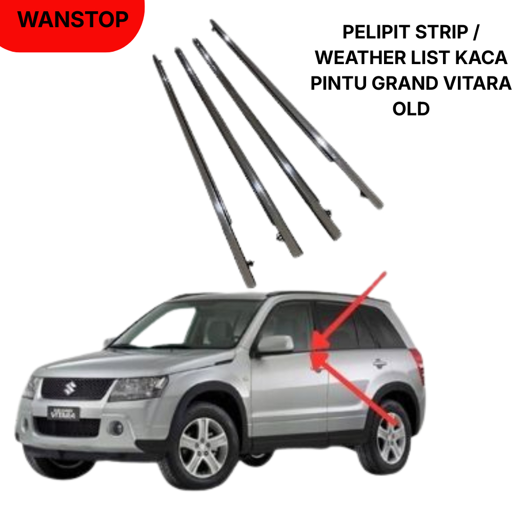 Pelipit Pintu Kaca Mobil Suzuki Grand Vitara Old PNP BISA COD