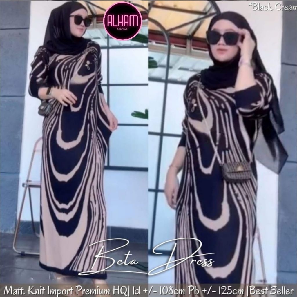 DRESS MAXI WANITA JUMBO/BETA/DRESS WANITA RAJUT IMPORT JUMBO LD 130 CM FIT XXXL