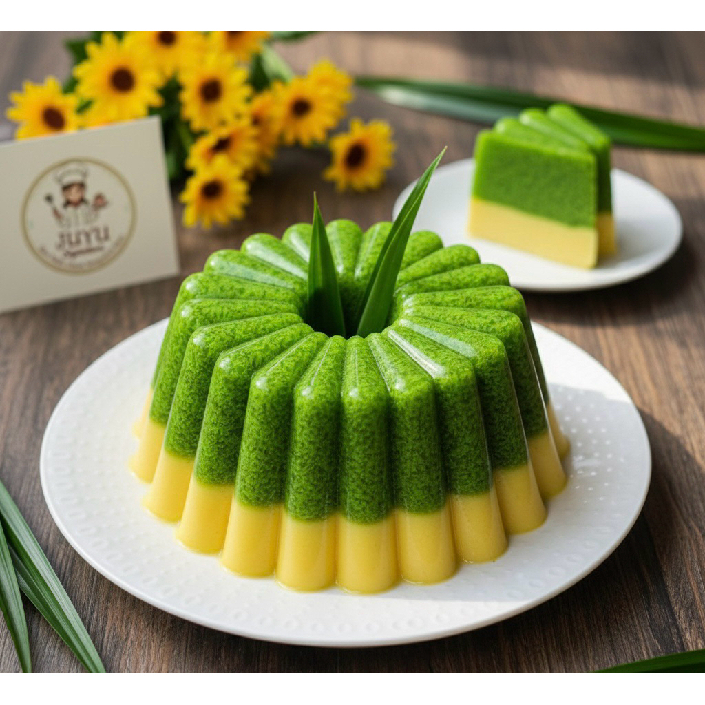 Puding lumut mentega