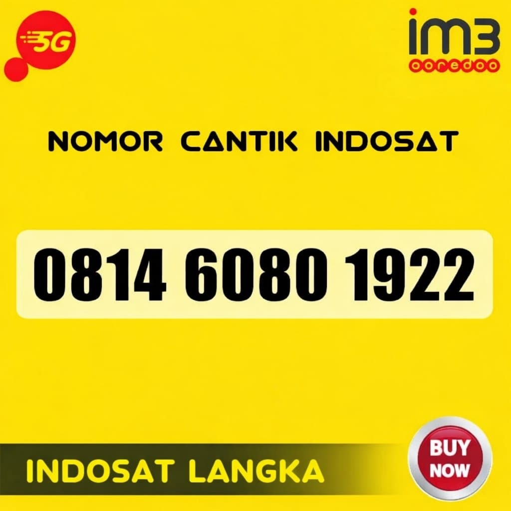 PERDANA INDOSAT 0814 LANGKA - INDOSAT 1922 IM3 - AWALAN 0814 - NOMOR 0814 - INDOSAT SERI 0814