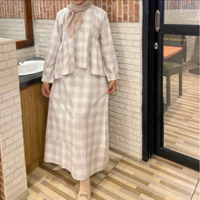 ONE SET RANA by Isla | Setelan Baju Rok| Set Malaysia | Blouse dan Rok