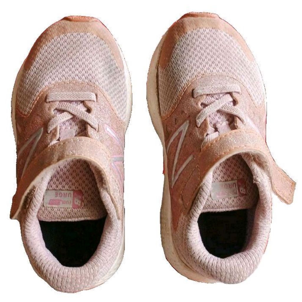 Preloved Sepatu Sneakers Anak Perempuan Ori NB Baby Pink