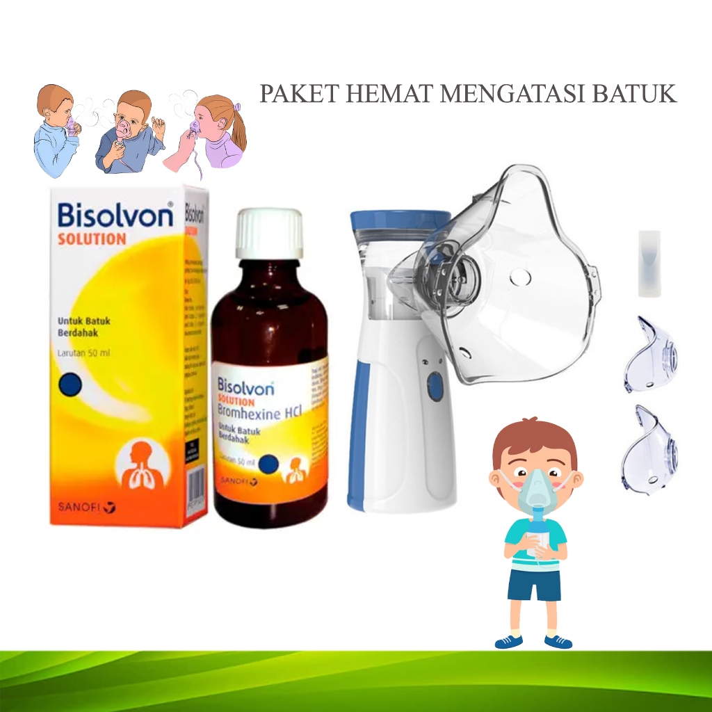 BISOLVON SOLUTION 50ML OBAT UAP SESAK NAPAS