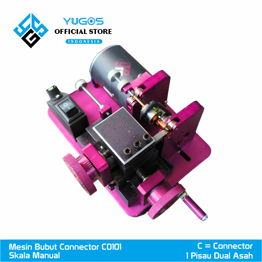 mesin bubut kepala angkur/conector standar C0101 YUGOS Development