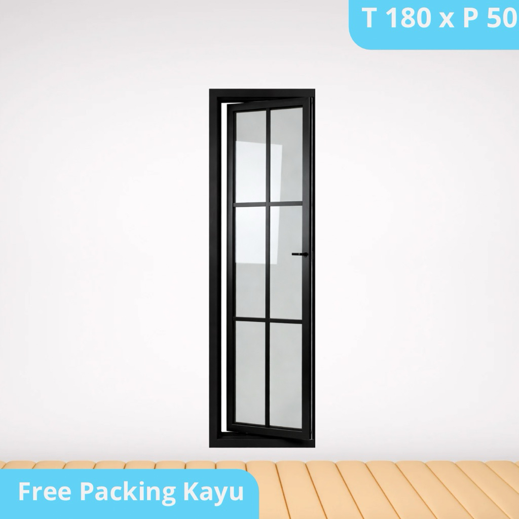 Jendela Aluminium Cesmen Ornamen T 180 x P 50