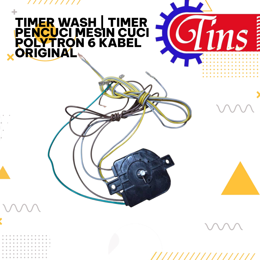 TIMER WASH | TIMER PENCUCI MESIN CUCI POLYTRON 6 KABEL ORIGINAL